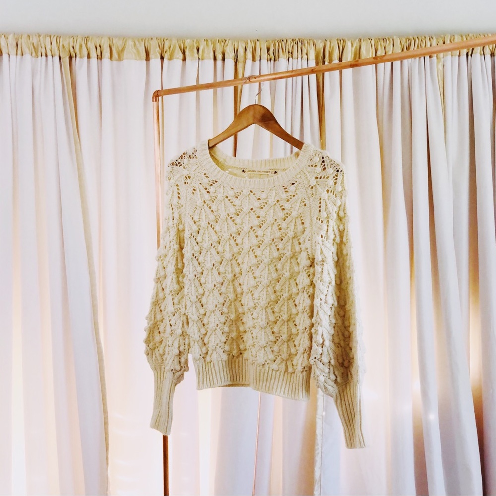 Chelsea & Violet Creme Sweater